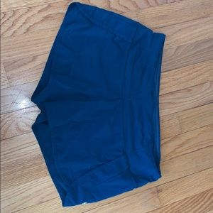Teal Lululemon shorts